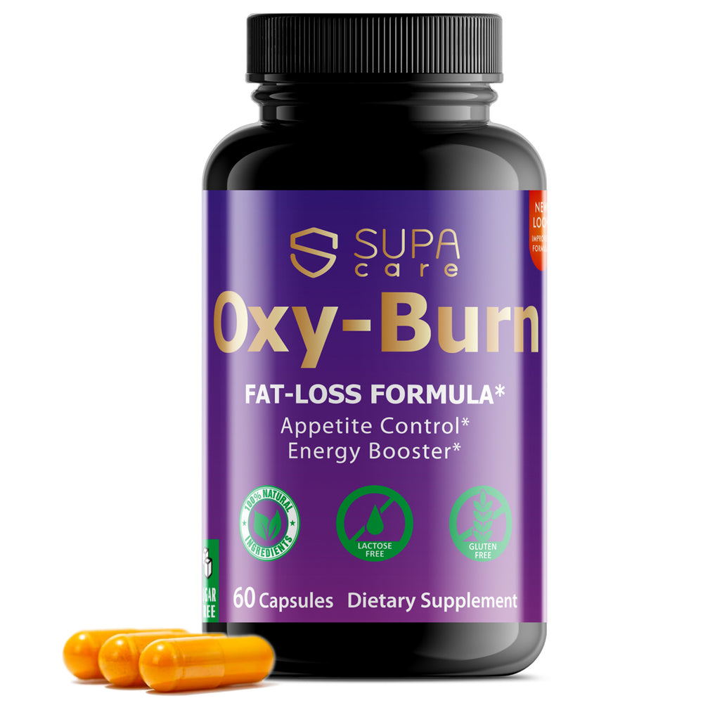 Supa Care Oxy-Burn – Clinically-Proven Fat Loss Aid | Supports Weight Management & Energy Boost | Sugar-Free Formula