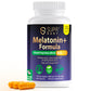 SUPABABY Melatonin Capsules – Natural Sleep Aid with Relaxing Botanical Blend for Calming Support & Mood Balance – Vegan, Non-GMO, 60 Count, Suitable for Men and Women