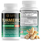 Supa Care Turmeric with Ginger BioPerine - 1310mg Organic Turmeric & Ginger with 95% Curcuminoids, Vegan & Non-GMO Digestive & Metabolic Support Supplement, 60 Capsules