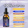 Hair Growth Oil – 100% Natural, Cold-Pressed Blend of 9 Botanical Hair Oils for Hair Growth & Scalp Repair, with Argan, Jojoba, Pumpkin Seed, Hempseed, Non-GMO, for Dry, Curly & Sensitive Scalps
