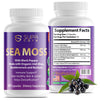 Supa Care Sea Moss with Black Pepper Extract - Immune Support & Detoxification, Organic & Non-GMO, 60 Capsules