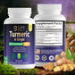 SUPABABY Organic Turmeric Curcumin with Ginger & Black Pepper - High Absorption 1300mg with BioPerine for Joint Mobility & Immune Support - 60 Vegan Capsules