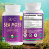 SUPABABY Sea Moss Capsules with Black Pepper – Natural Irish Moss, Bladderwrack & Burdock Root – Supports Immunity, Skin & Joint Health, Aids Detox, for Men & Women, 60 Vegan Capsules