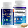 Supa Care Magnesium Glycinate 250mg - Sleep & Muscle Recovery Support, Vegan & Non-GMO Dietary Supplement, 60 Capsules