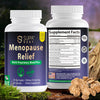 SUPABABY Menopause Supplements for Women – Black Cohosh, Ashwagandha & Dong Quai – Hot Flashes, Mood Swings & Hormonal Balance – Vegan, Non-GMO, 90 Capsules