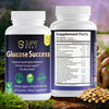 SUPABABY Glucose Success Blood Sugar Support Supplement with Chromium, Banaba & Bitter Melon - 60 Vegan Capsules, Clinically Studied, Non-GMO, Sugar-Free Formula for Balanced Glucose Levels