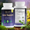 SUPABABY Premium Liver Support - Milk Thistle Supplement for Detox & Cleanse, with Artichoke, Beetroot & Herbal Blend - Vegan, Non-GMO Formula for Liver Health & Repair