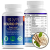 Supa Care Neuro Plus - Brain Support & Focus Formula with Vitamin B1, B2, D, E & Minerals (Copper, Manganese) - 60 Capsules, 100% Natural, Non-GMO, Gluten-Free