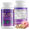 Supa Care Hair, Skin & Nails Plus – Promotes Growth & Vitality | Gluten-Free, Sugar-Free Formula | Made in USA Dietary Supplement