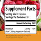 Supa Care Magnesium Glycinate 250mg - Sleep & Muscle Recovery Support, Vegan & Non-GMO Dietary Supplement, 60 Capsules