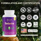 SUPABABY Berberine 1200mg Supplement - Vegan Capsules for Blood Sugar Support & Digestive Health, 60 Capsules (30-Day Supply), Non-GMO, Gluten-Free Formula