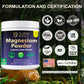SUPABABY Magnesium Powder 350mg per Serving – Lemon Lime Flavor, High Absorption, Sugar-Free Vegan Supplement for Muscle Recovery & Relaxation, Non-GMO & Gluten-Free