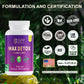 SUPABABY Acai Berry Cleanse with Fiber & Herbal Blend – Gentle Vegan Detox Formula for Digestive Support & Antioxidant Health – 60 Capsules