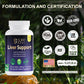 SUPABABY Premium Liver Support - Milk Thistle Supplement for Detox & Cleanse, with Artichoke, Beetroot & Herbal Blend - Vegan, Non-GMO Formula for Liver Health & Repair