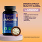 Supa Care L-Arginine Muscle Support Supplement - Enhance Blood Flow & Workout Performance, 100% Natural Formula with 400mg L-Arginine